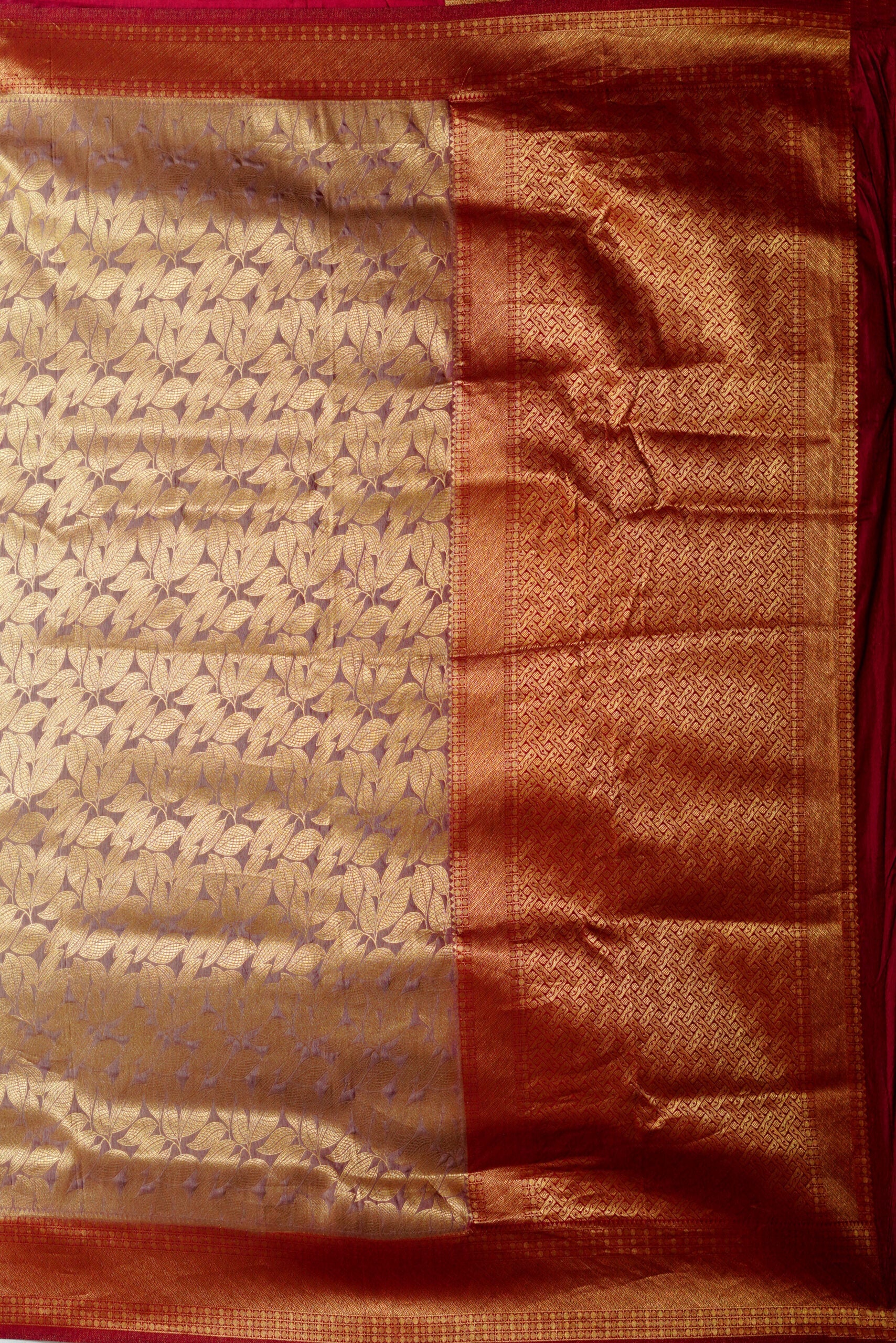 Beige Zariwork Tissue Silk Saree 