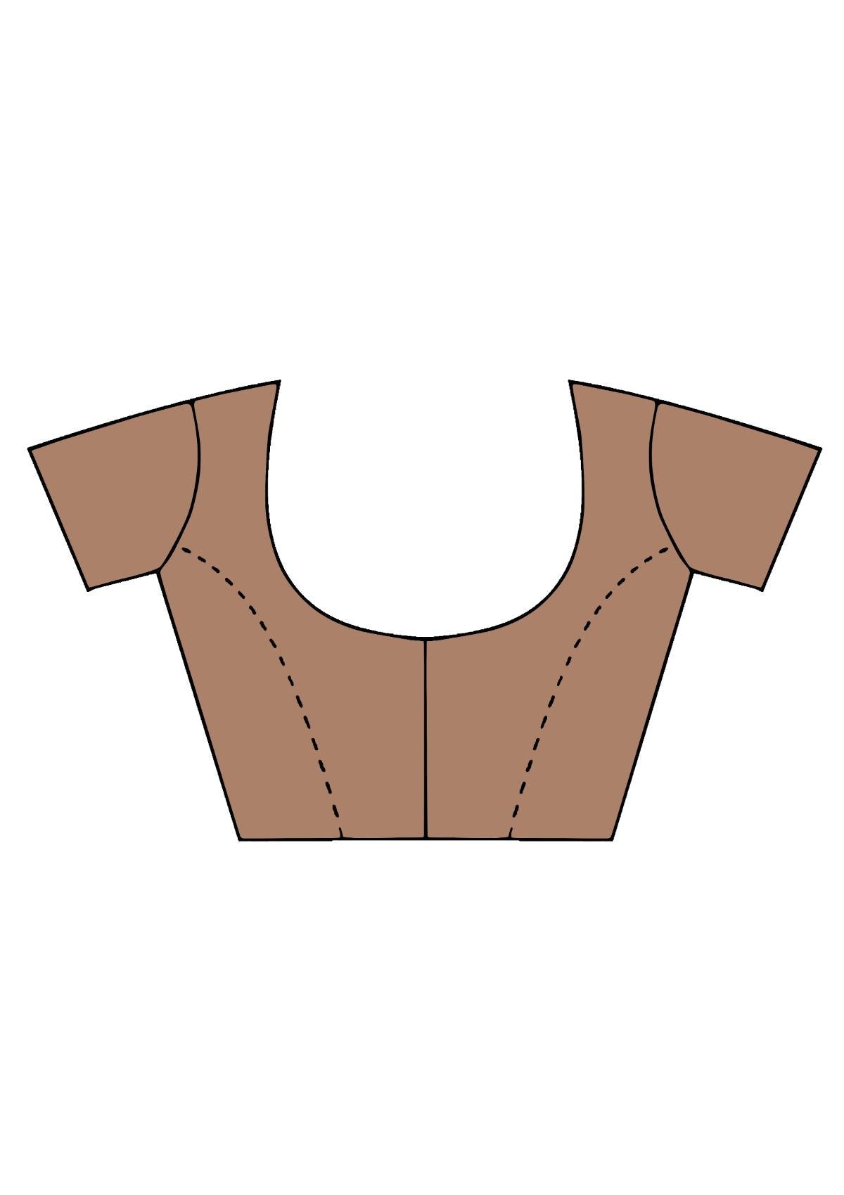 Golden Block Print Stonework Net Saree 