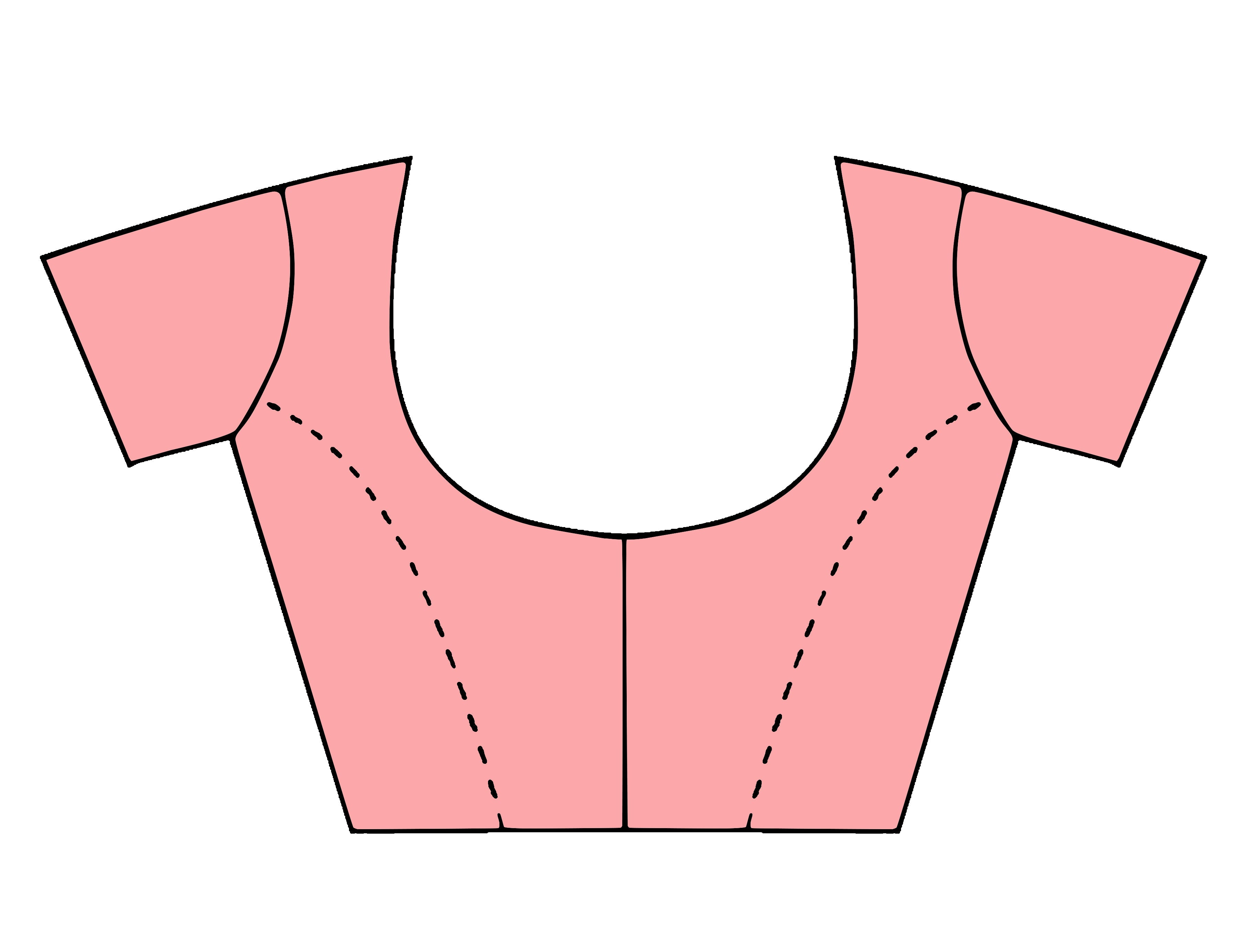 Pink Gottapatti work Organza Saree - KAJREE