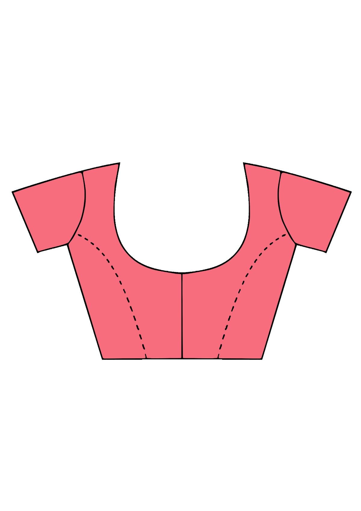 Pink Gottapatti work Organza Saree 