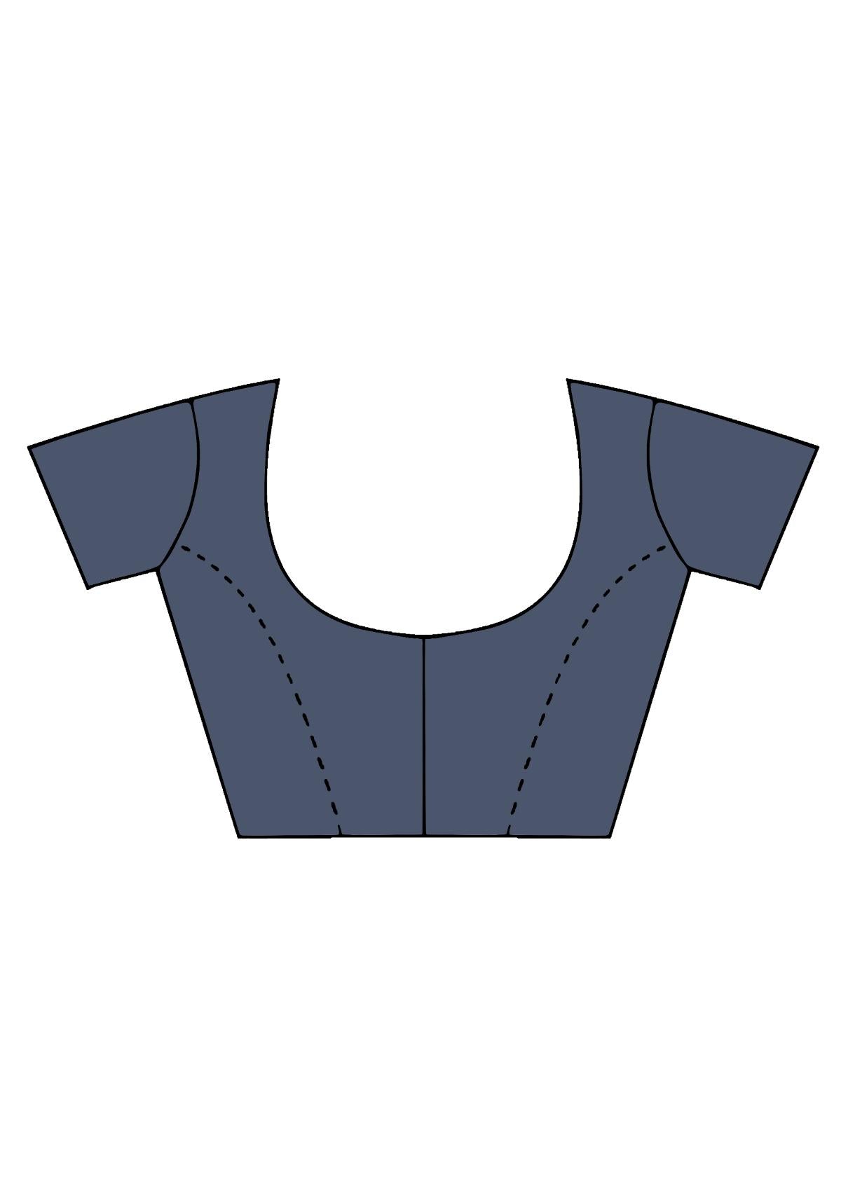 White Block print Stonework Satin Silk Saree - Kajree