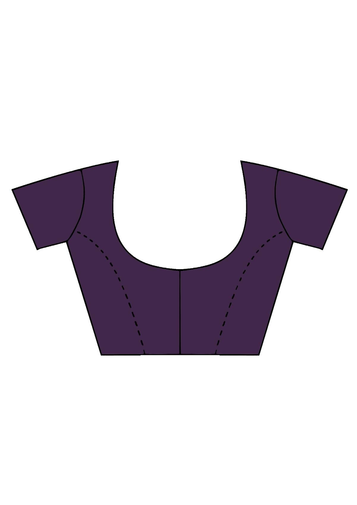 Blue Blaoc print Stonework Organza Drape Saree - Kajree 