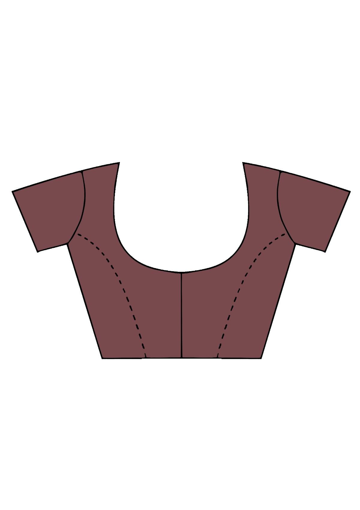 Pink Block print Stonework Organza Drapes - Kajree 