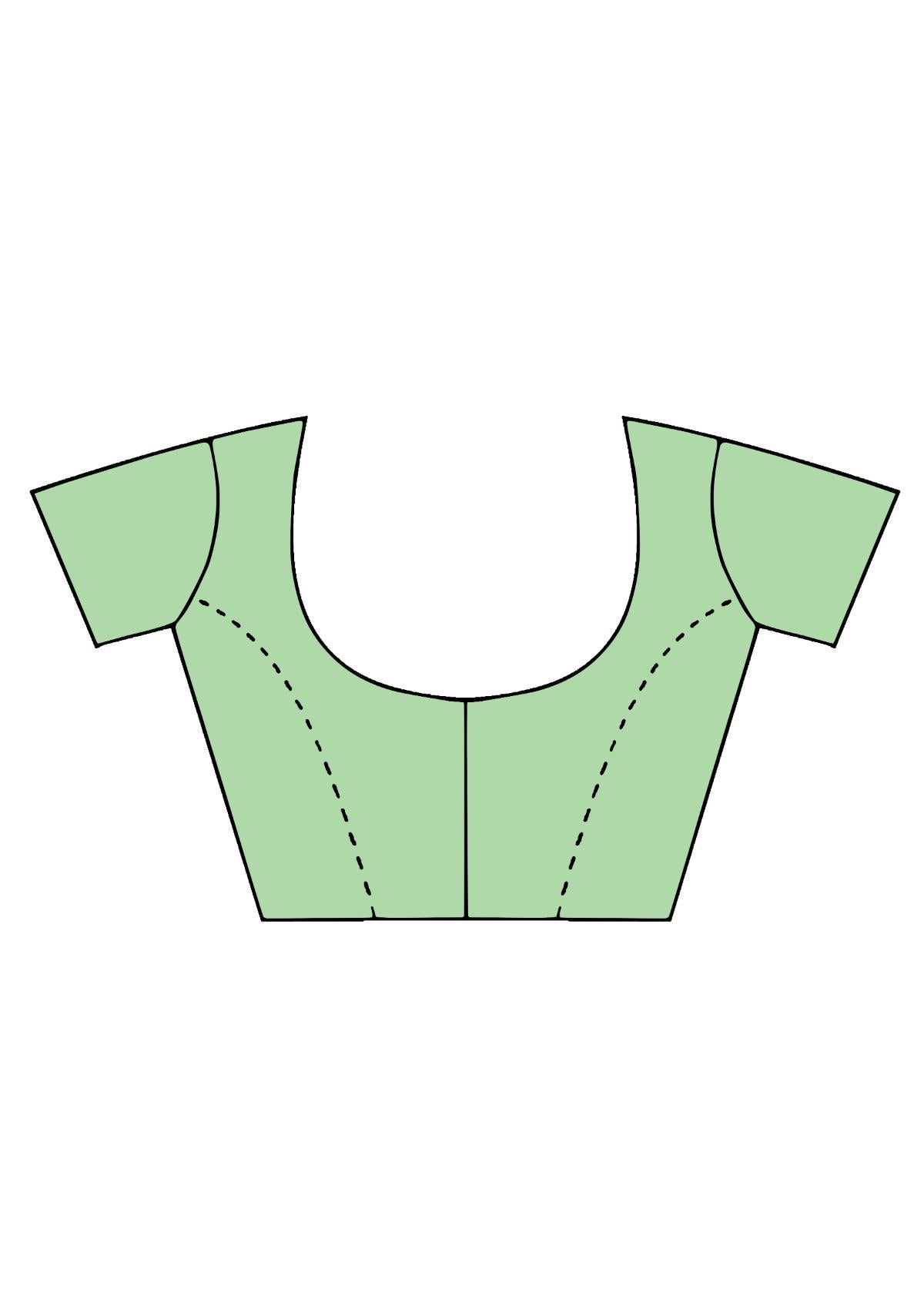 Sea Green Threadwork Tissue Silk Saree - Kajree 