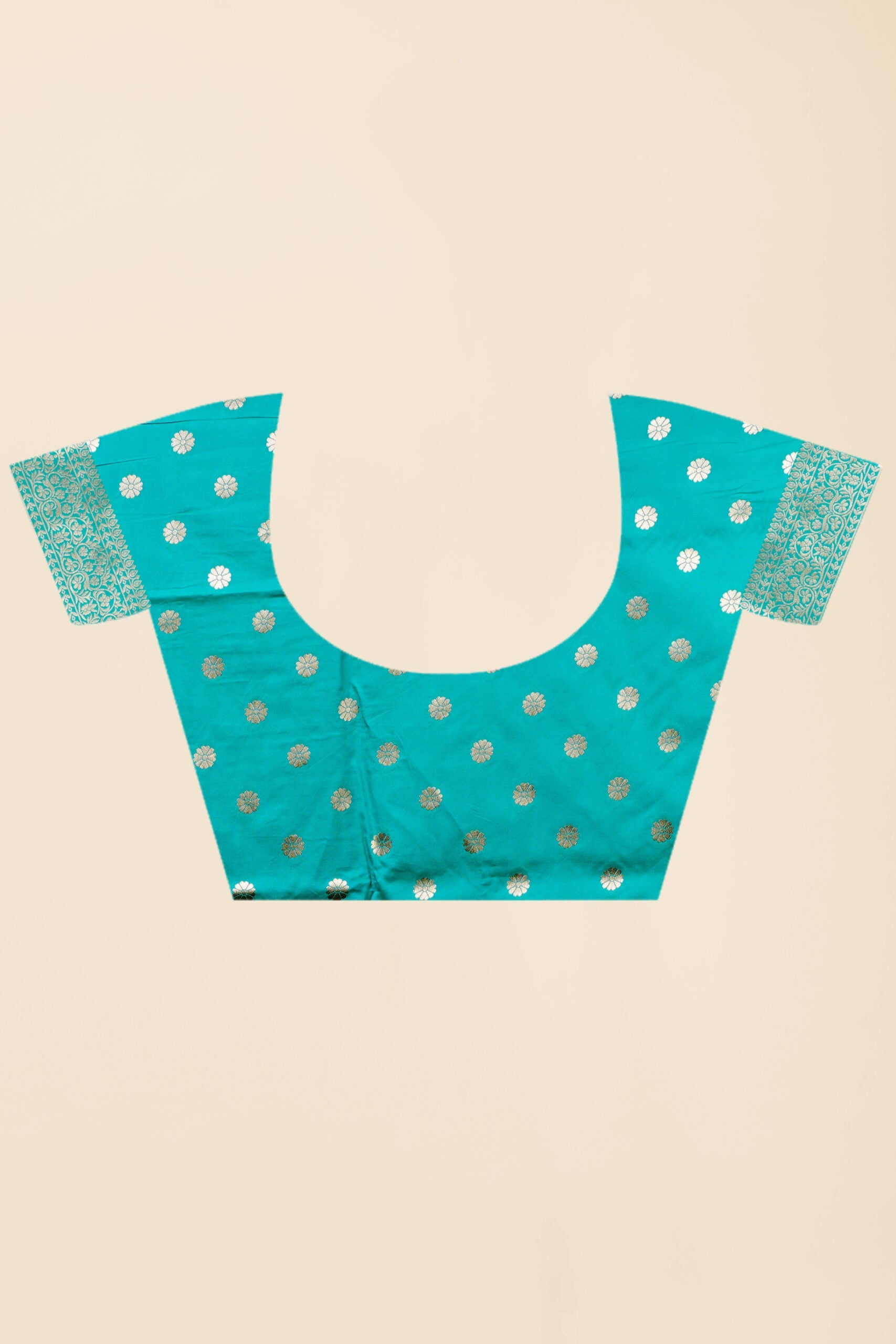 Rama Green Zariwork Banarasi Silk Saree - KAJREE