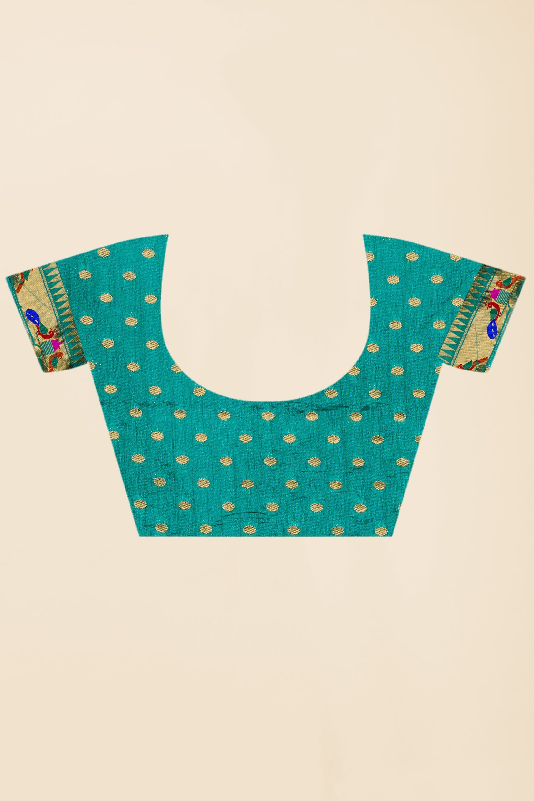 Green Zariwork Paithani Silk Saree - KAJREE