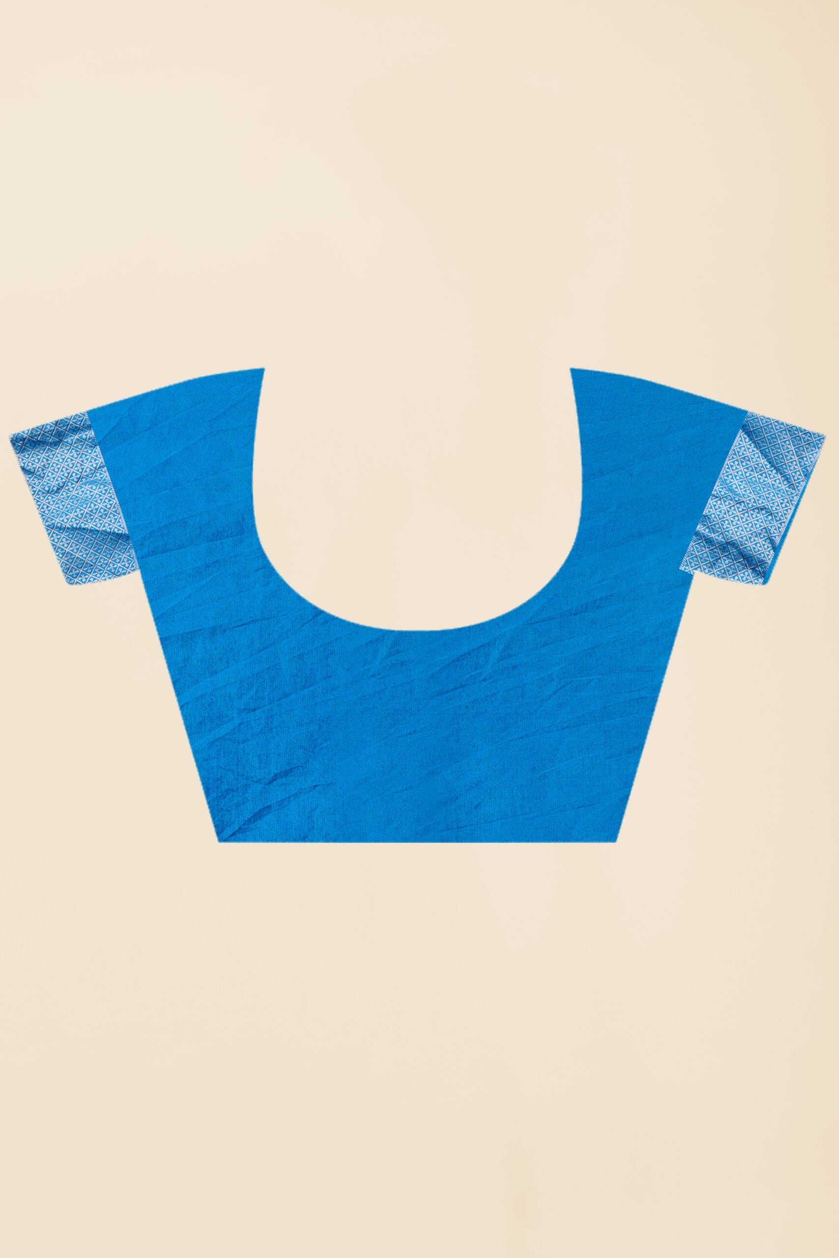 Blue Zariwork Cotton Silk Saree 