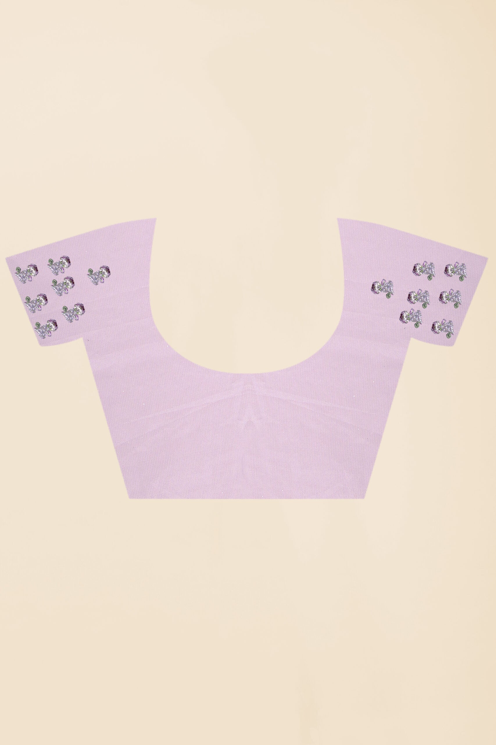 Lavender Stonework Net Saree - KAJREE