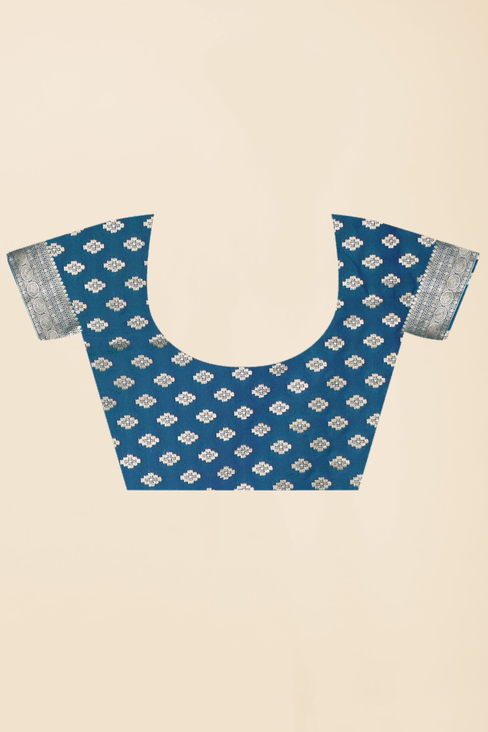 Rama Green Threadwork Patola Silk Saree 