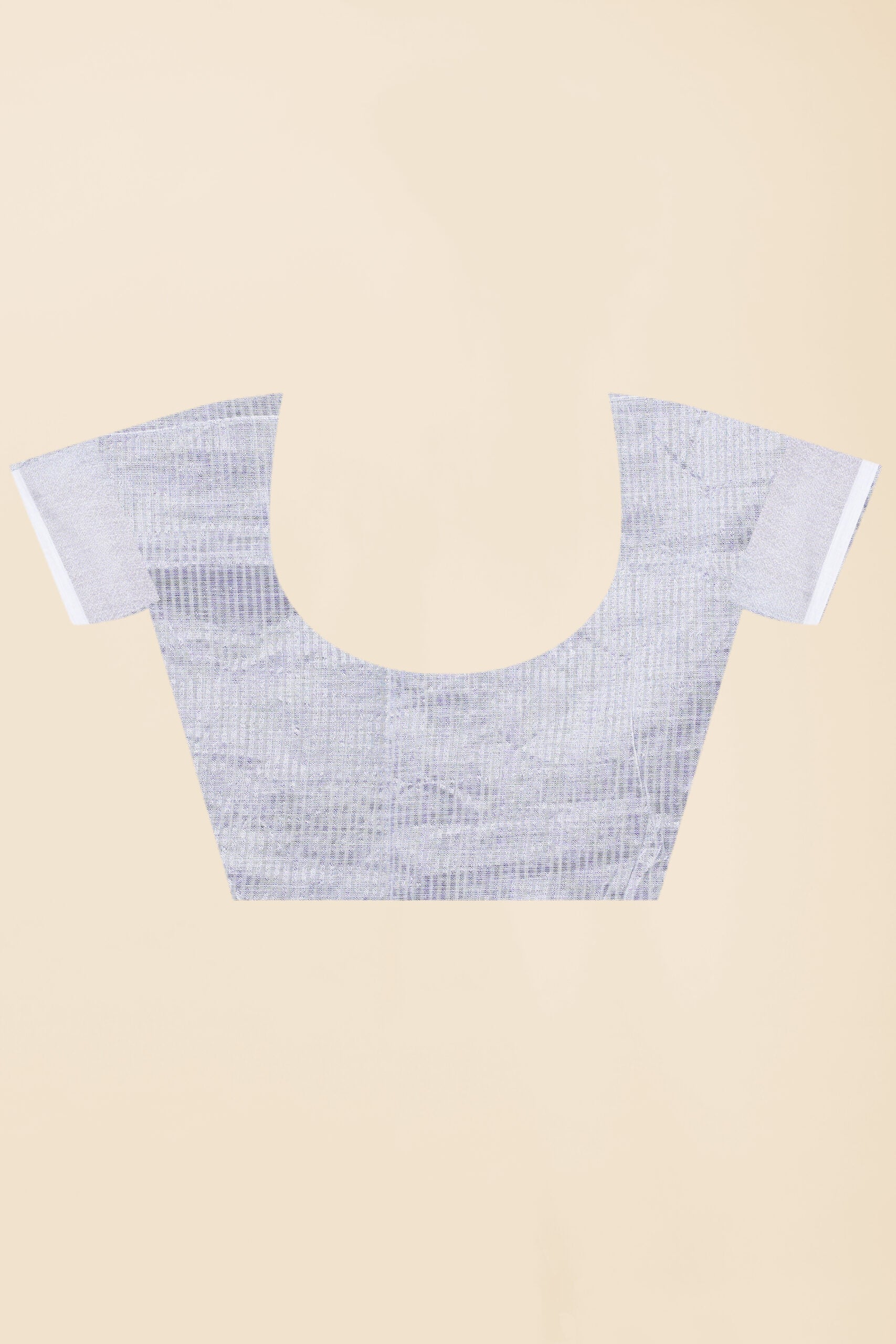 Grey Threadwork Semi Silk Saree 