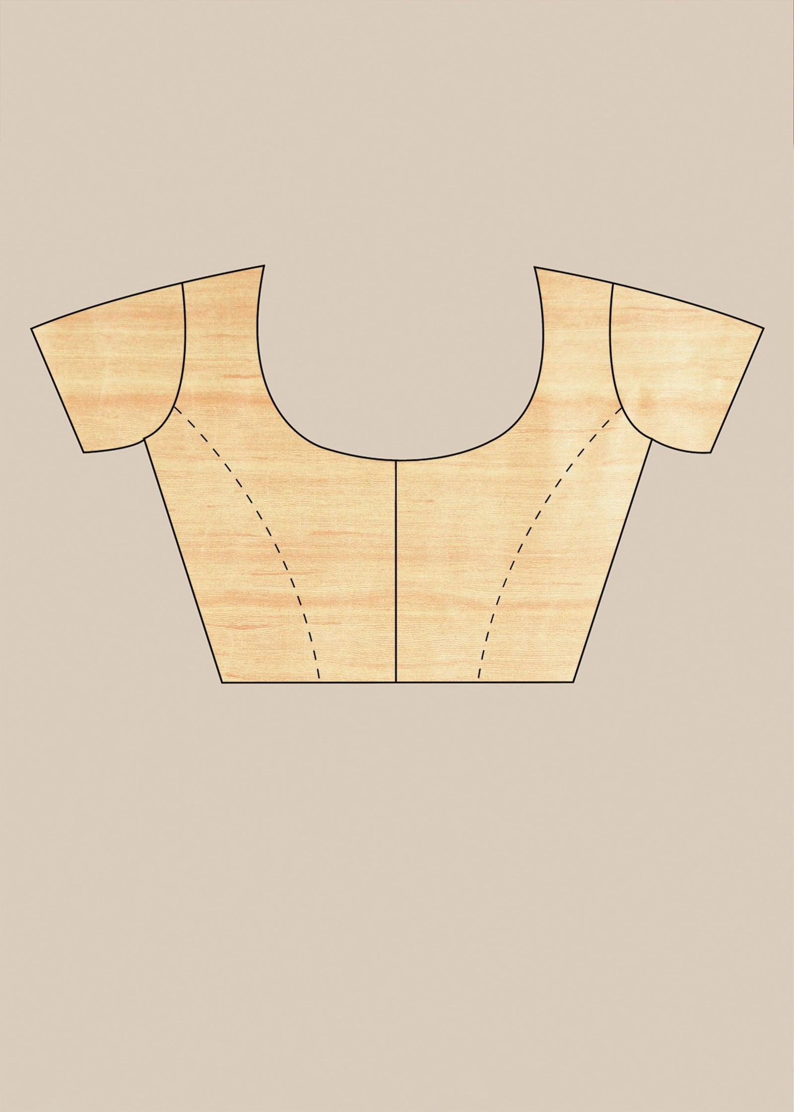 Yellow Block Print Tussar Saree - KAJREE