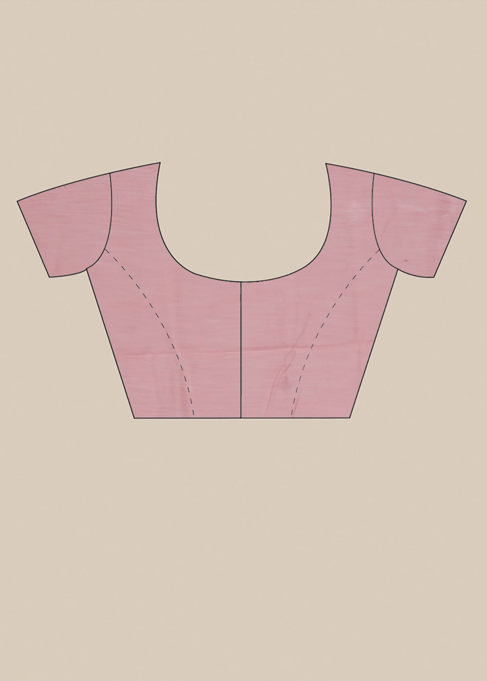 Pink Woven Design Linen Saree 