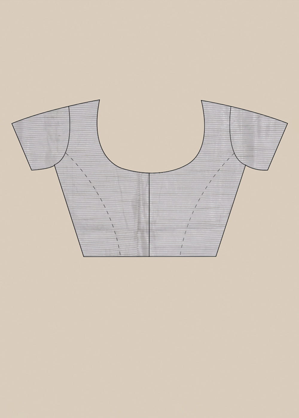 Grey Threadwork Linen Saree 