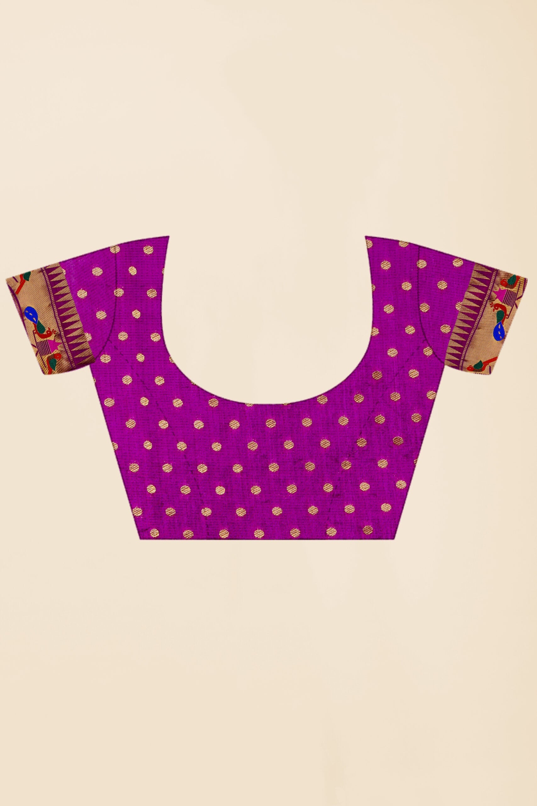 Wine Zariwork Paithani Silk Saree 