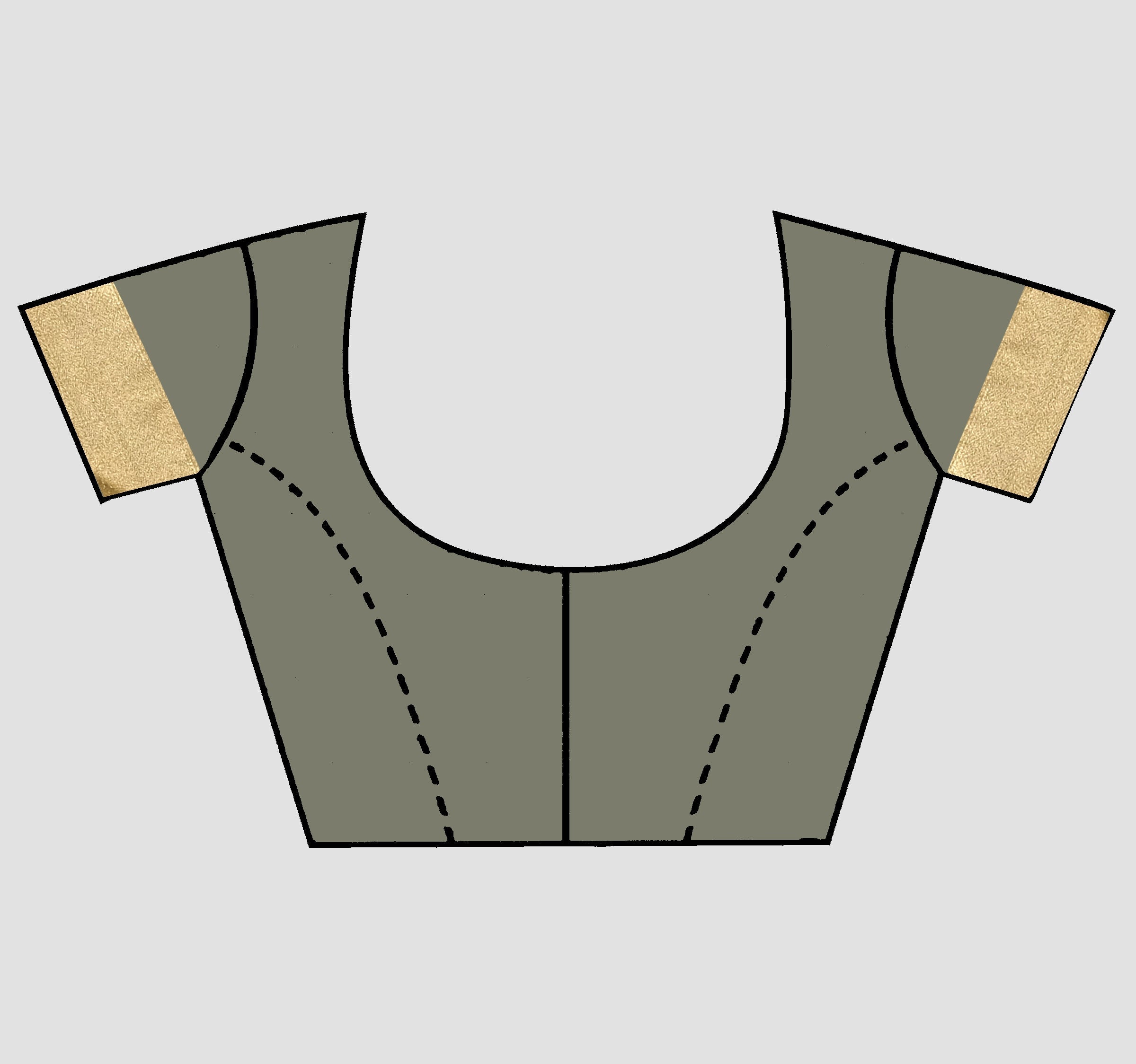 Golden Zariwork Banarasi Organza Saree - KAJREE