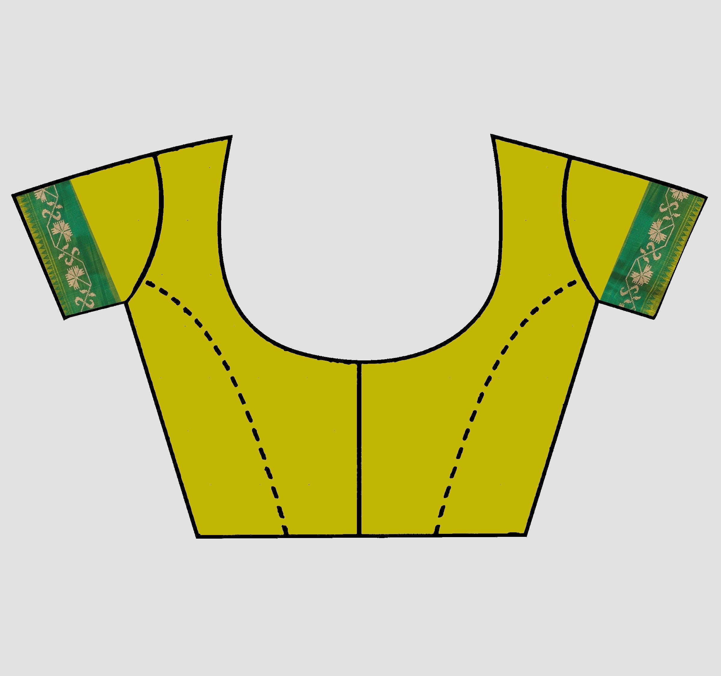 Greem Threadwork Tussar Silk Saree - KAJREE