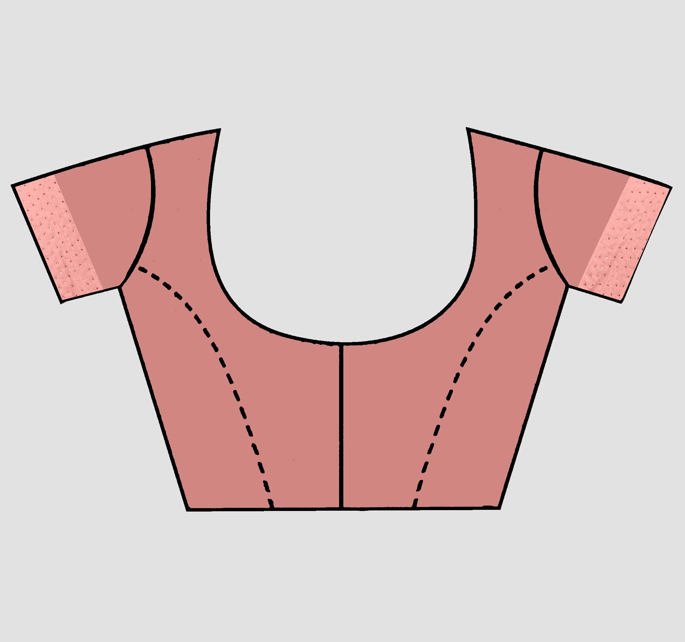 Peach Stonework Crepe Saree - KAJREE