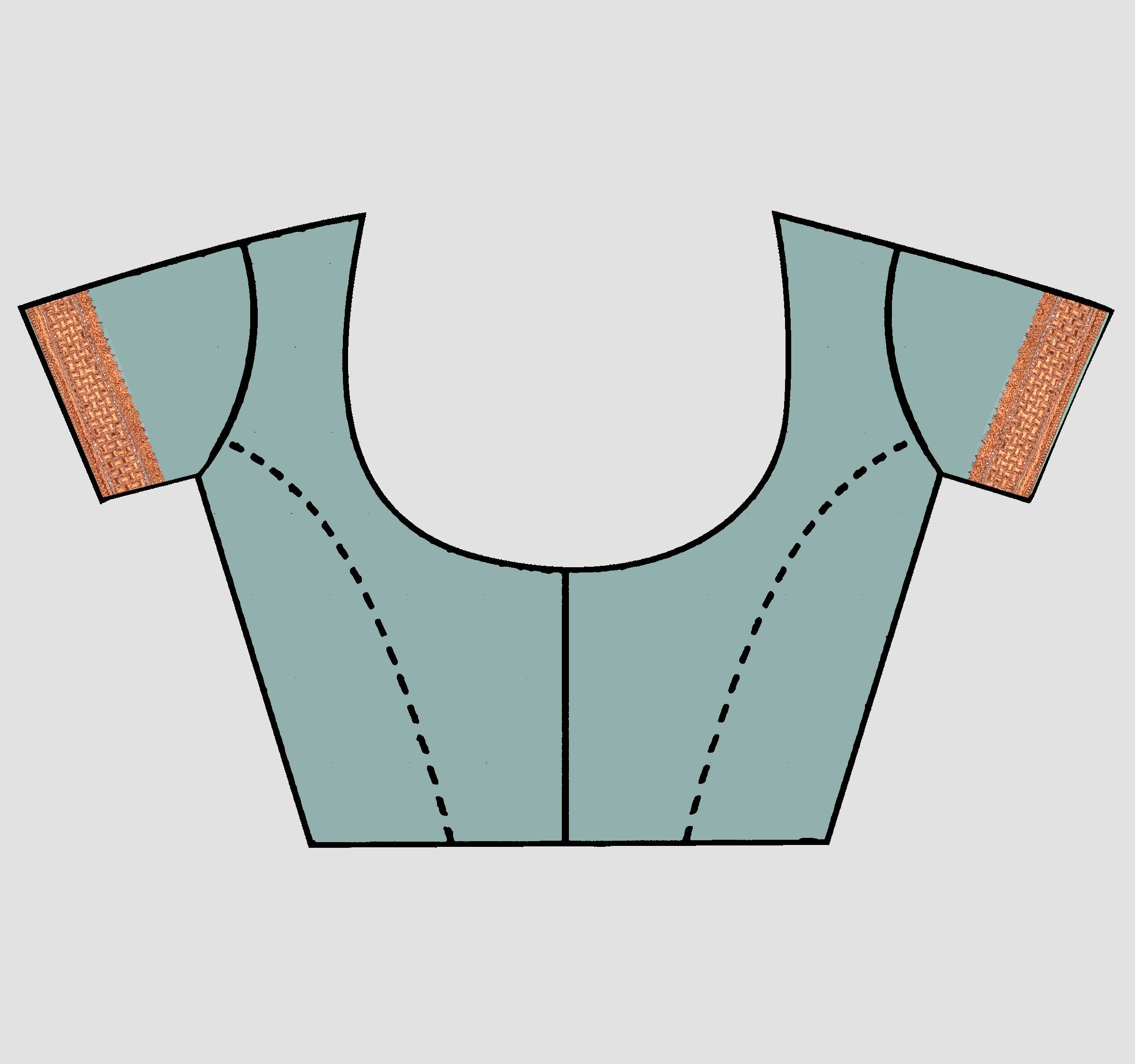 Teal Stonework Georgette Saree - Kajree