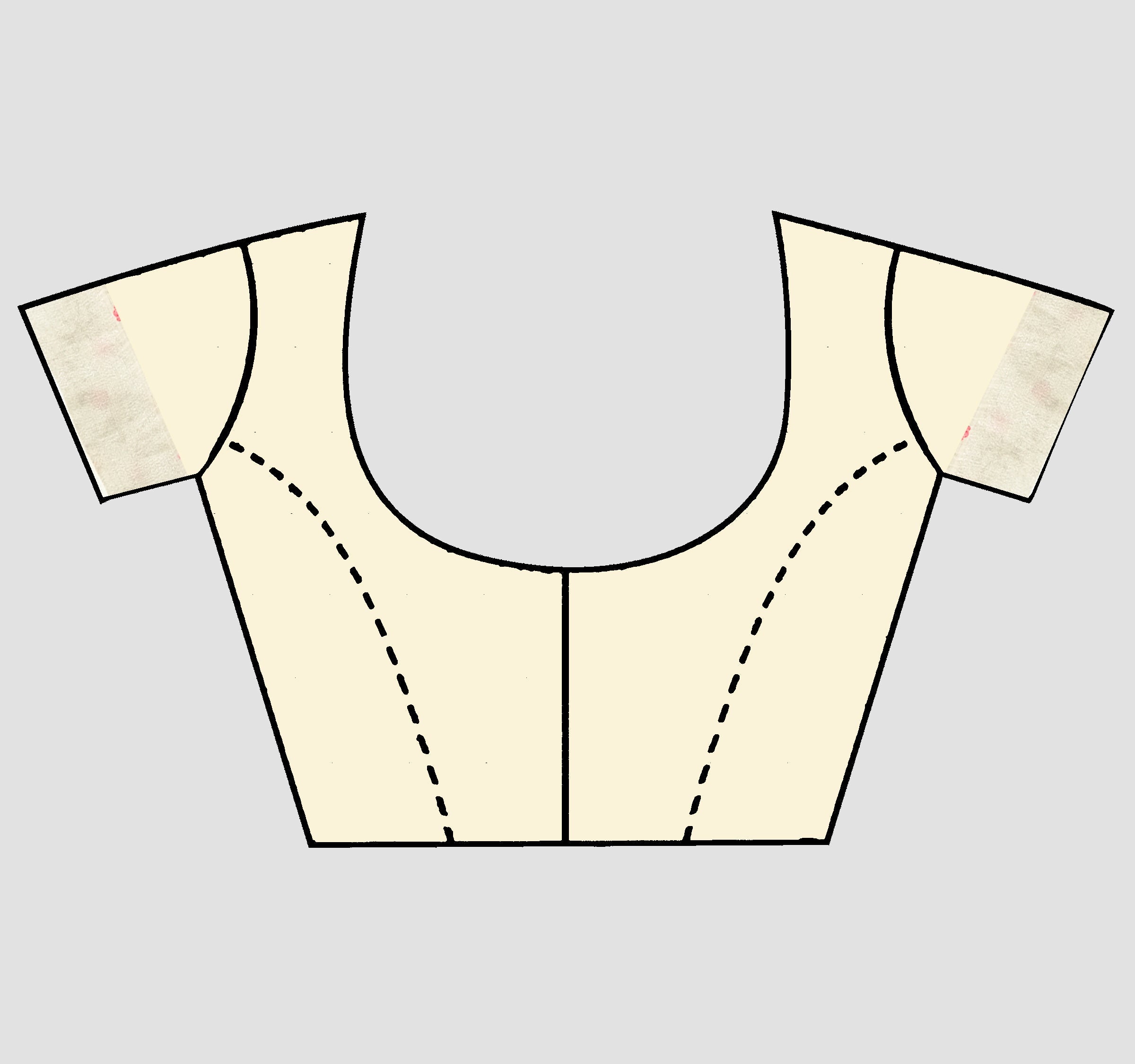 White Threadwork Linen Saree - KAJREE