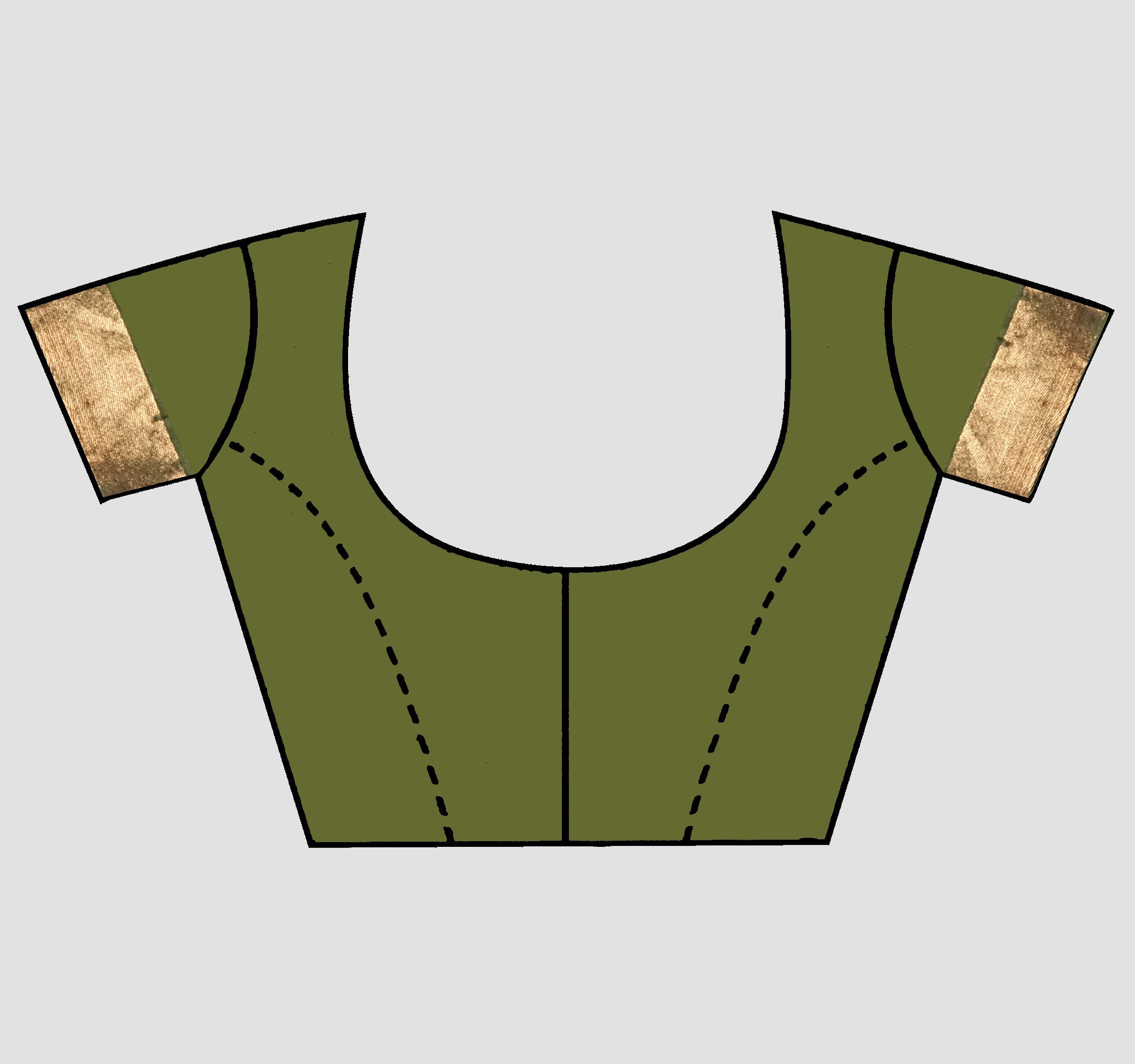 Green Threadwork Cotton Saree - KAJREE