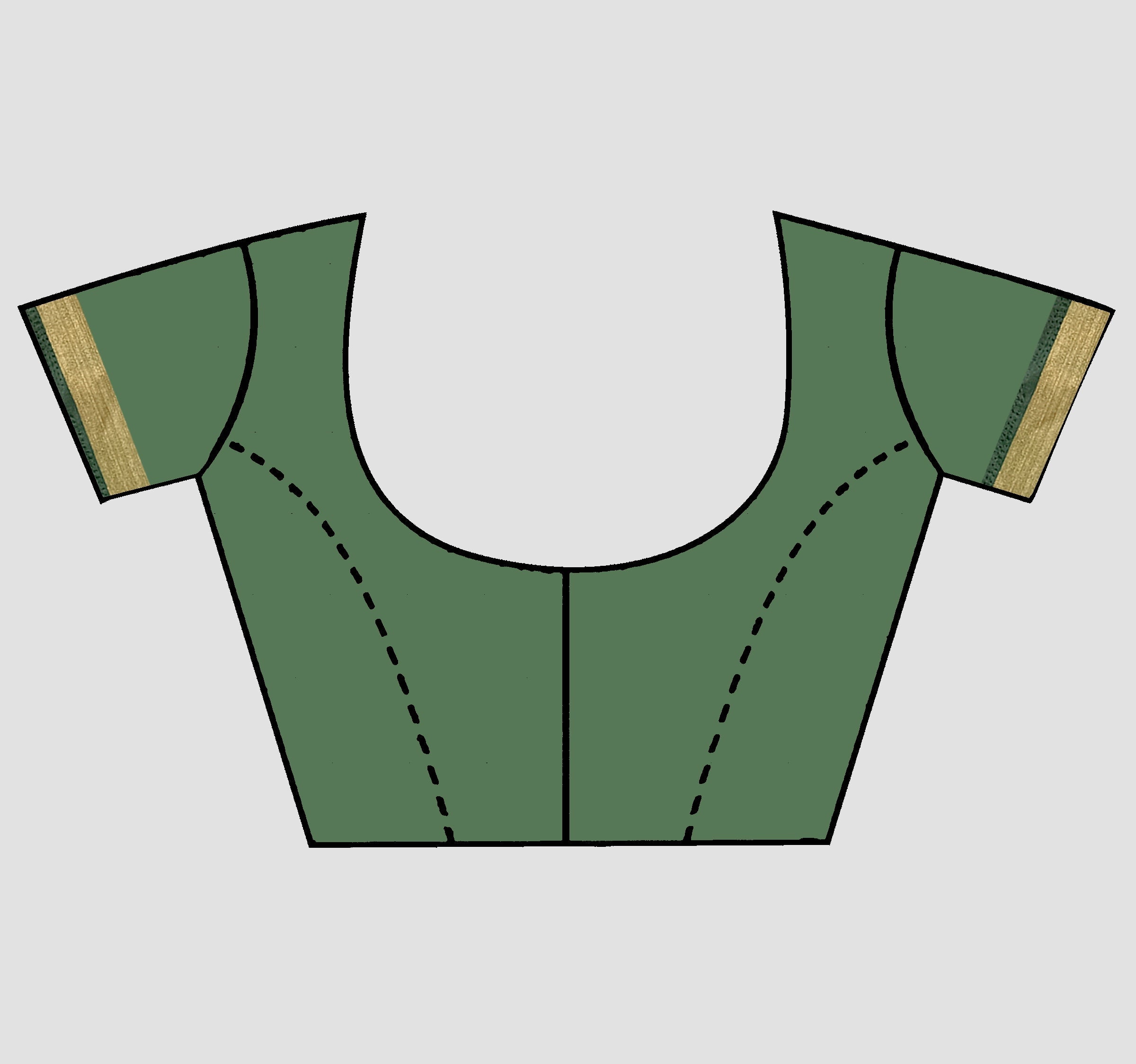 Grey Kalamkari print Cotton Saree 