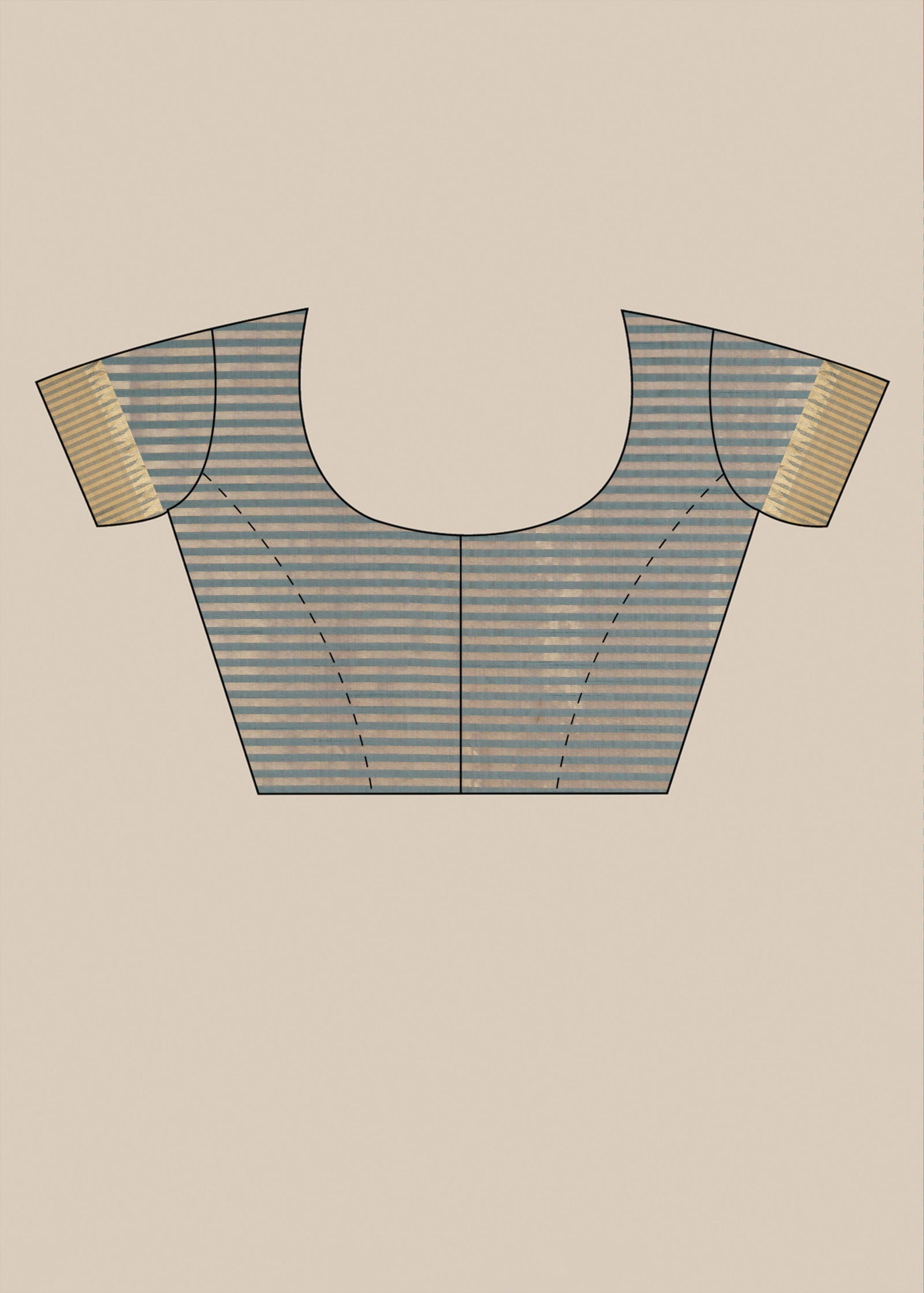 Rama Green Threadwork Linen Saree - KAJREE