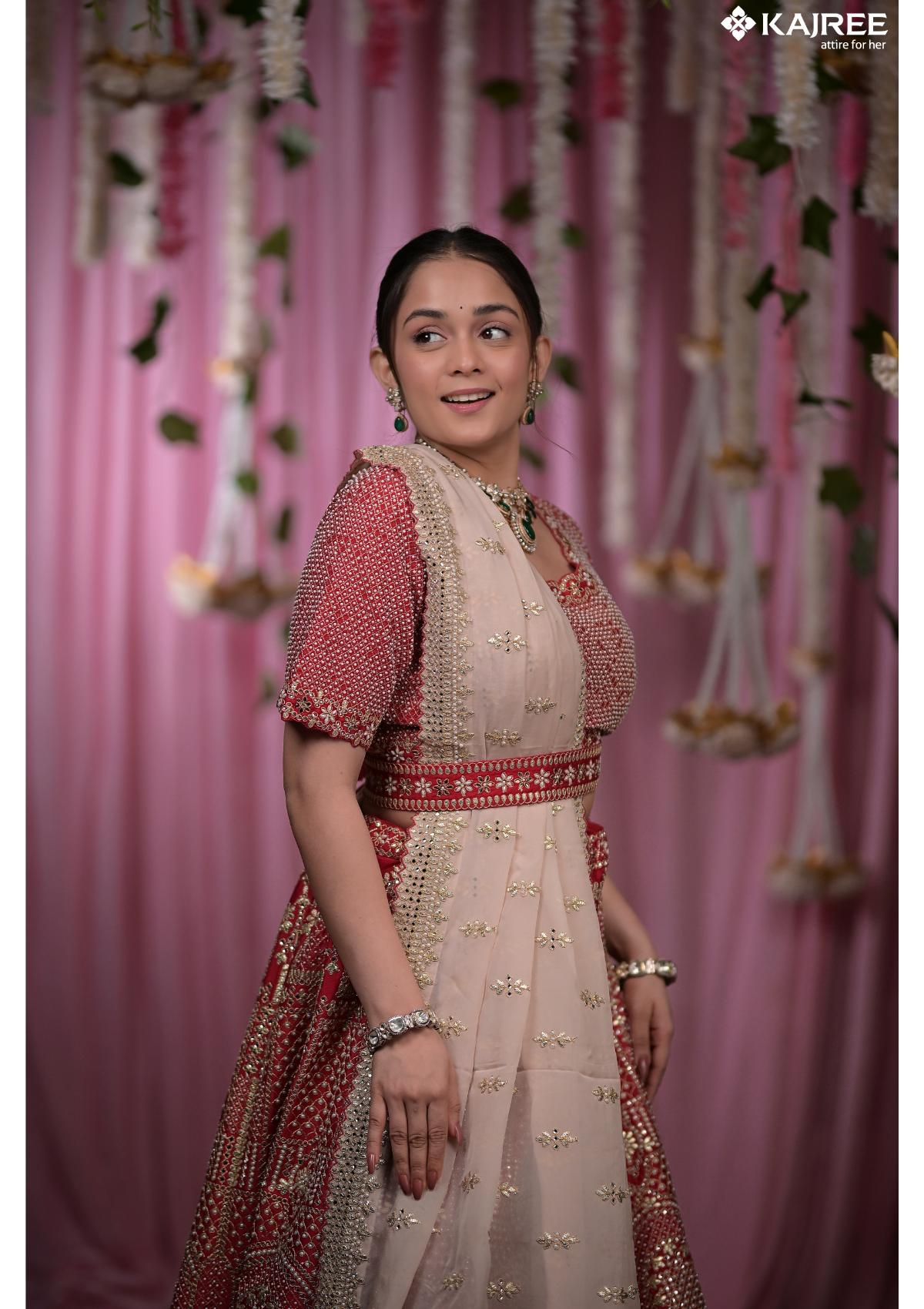 Red Silk Bridal Lehenga 