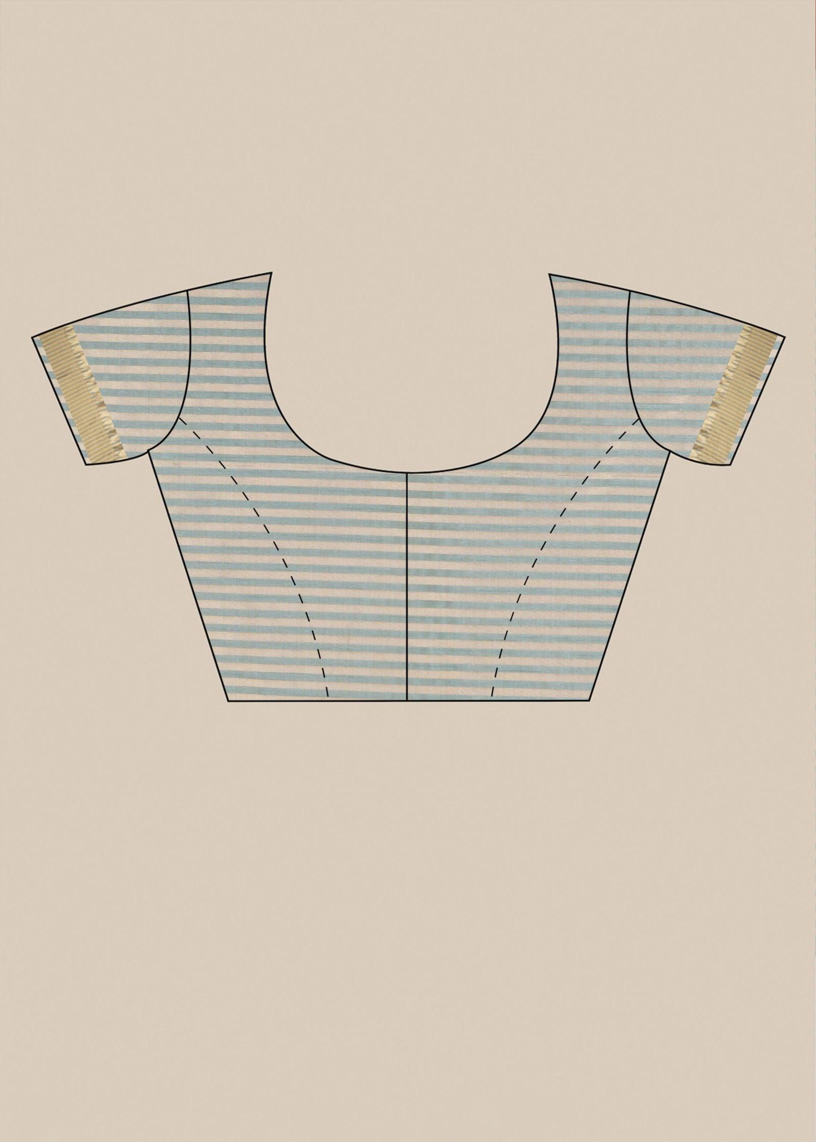 Green Threadwork Raw Silk Saree - KAJREE