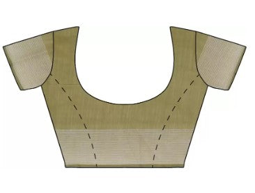 Olive Green Threadwork Linen Saree - KAJREE