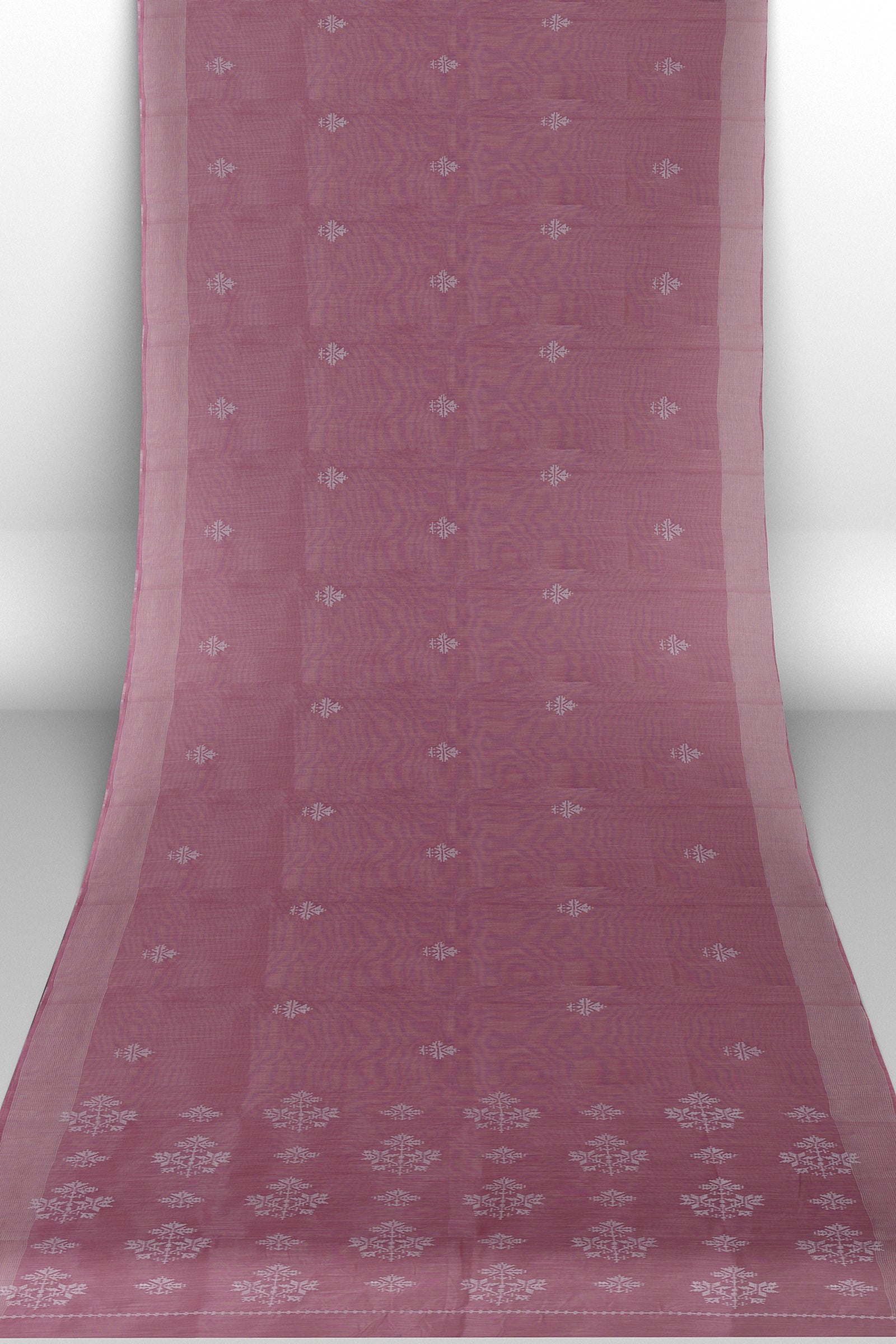 Mauve Linen Saree 