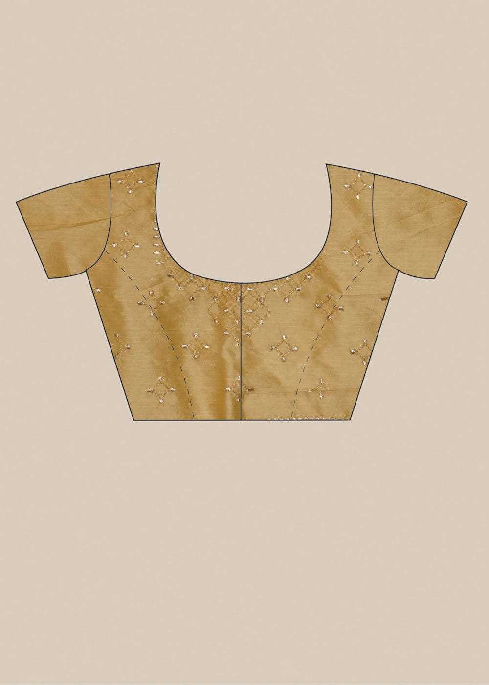 Yellow Abla Work Printed Organza Saree - KAJREE