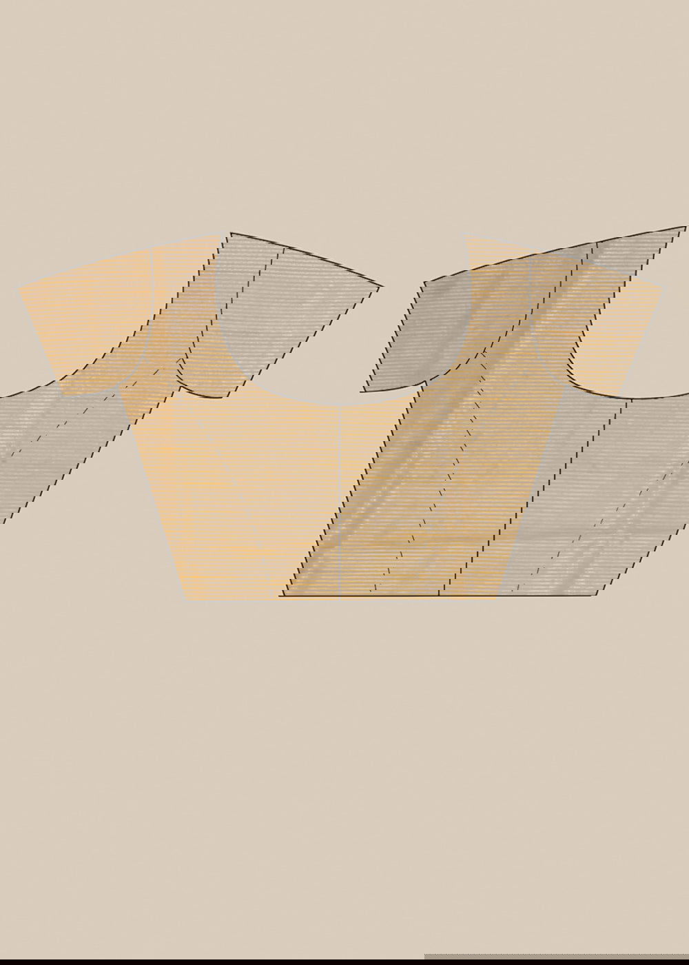 Yellow Threadwork Linen Saree - KAJREE