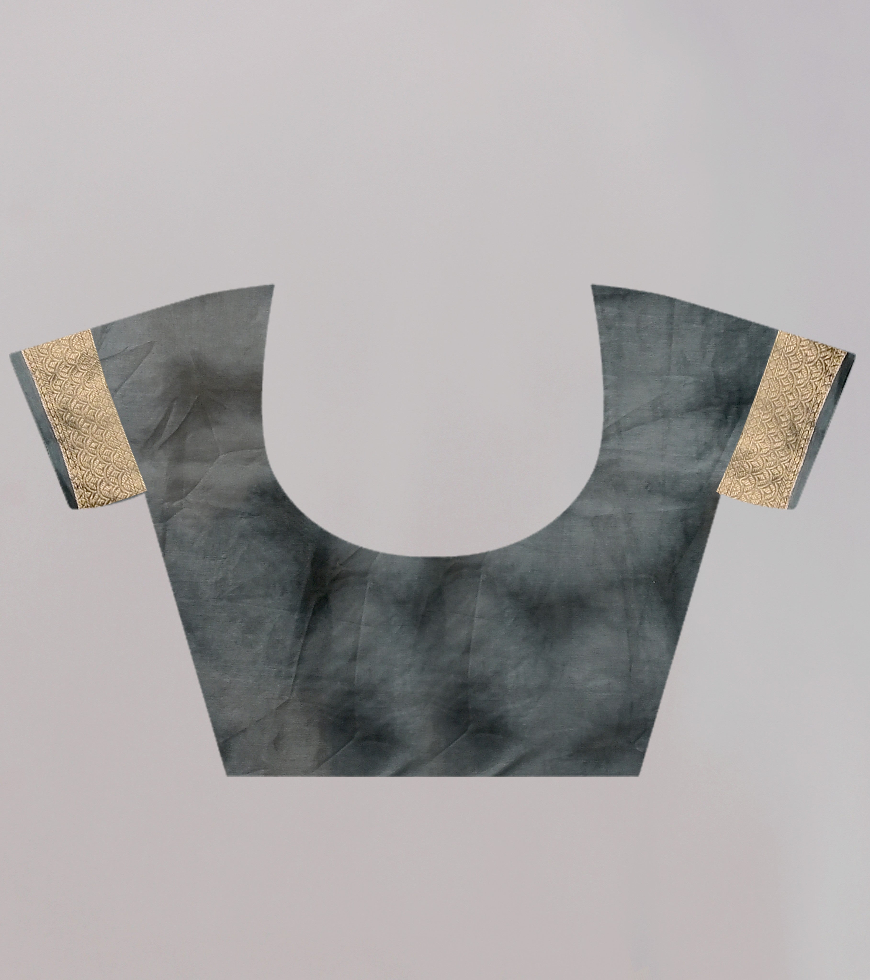 Grey Threadwork Ciffon Saree  - Kajree