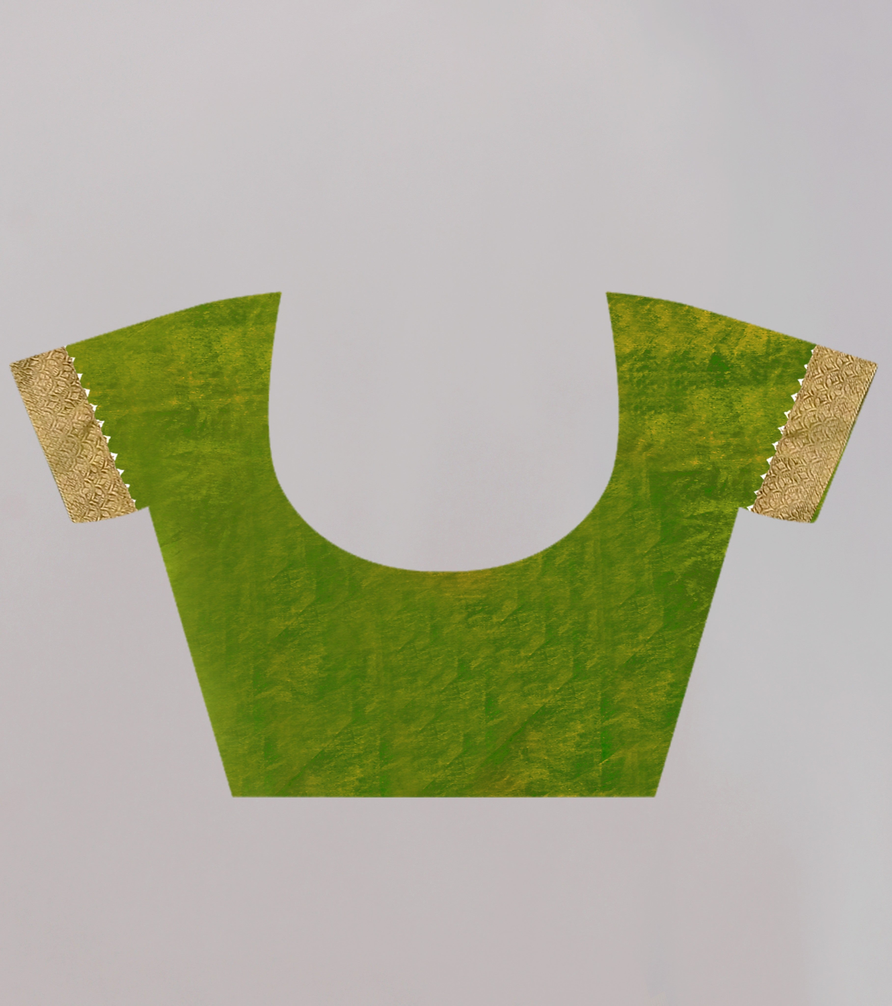 Green Threadwork Cotton Saree 